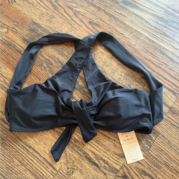 NWT Albion BLACK TOP KNOT top only large - Picture 4 of 6